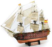 Artesanía Latina - Maquette de Bateau en Bois - Navire de Ligne Espagnol, Santísima Trinidad Trafalgar 1805 - Modèle 22901, Echelle 1:84 - Maquettes à Assembler - Niveau Expert