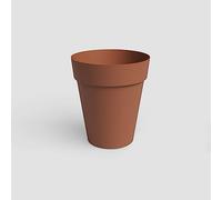 Artevasi Capri Pot High, Haut Pot Rond en Plastique, 56cm, Couleur: Terre Cuite