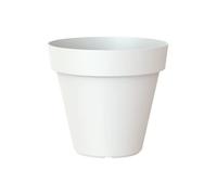 Artevasi Capri Pot, Rond Pot en Plastique, 20cm, Couleur: Blanc