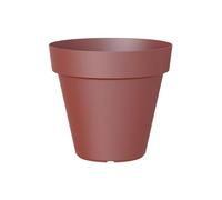 Artevasi Capri Pot, Rond Pot en Plastique, 60cm, Couleur: Rouge foncé