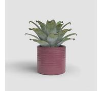 Artevasi Fortuna Pot de Fleurs en céramique avec Finition émaillée Rose 28 cm