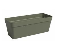 ARTEVASI Jardinière CAPRI - Plastique - Rectangulaire - Vert sec - 12,5L - 49,9 x 20 x 18 cm