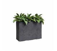 Jardinière - Plastique - Anthracite - 80 cm - 50 L - Sydney - ARTEVASI