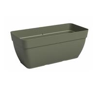 ARTEVASI Jardinière - Plastique - Vert sec - Rectangulaire - L57,9 x P37 x H33,5cm
