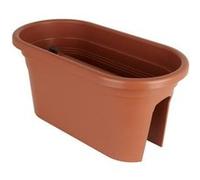 ARTEVASI Jardiniere pour balcon Venezia - 30 x 60 x H 27 cm - 18 L - Terre cuite G