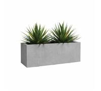 ARTEVASI Jardinière - SYDNEY - Plastique - Gris Clair - 80 cm - 57 L - Dimensions: 79.5x29.5x29.5 cm