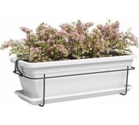 ARTEVASI Jardiniere VENEZIA balcon KIT - 50 ma - Blanc - 50 x 29 x 17,5 cm