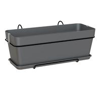 Artevasi Kit jardinière CAPRI 50 cm anthracite 50,2 x 28,5 x h20,7 cm 1,54 L