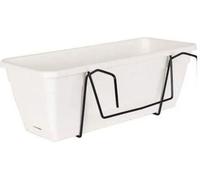 ARTEVASI Kit Jardiniere VENEZIA avec réserve d'eau - Blanc - 10L - 49 x 19,5 x 16,6 cm