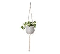 Artevasi Macrame Nœud en Spirale Simple Blanc 100 cm