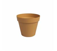ARTEVASI Pot de fleur CAPRI - 40 ma - Jaune miel - L40 x P40 x H34,7 cm
