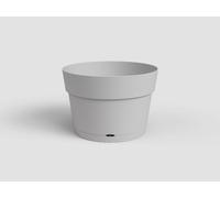 Artevasi Pot de fleurs CAPRI, avec réservoir d'eau, 30 cm, plastique, gris clair