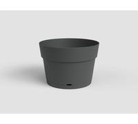 Artevasi Pot de fleurs CAPRI, avec réservoir d'eau, 35 cm, plastique, gris foncé