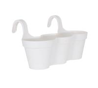 Artevasi Pot De Fleurs Pour Balcon Capri Individ - 30,5 X 54 X H 28 Cm - 11 L - Blanc Blanc