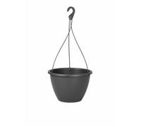 ARTEVASI Pot de fleurs suspendu ALGARVE - Gris anthracite - 8L - 31 x 31 x 20,5 cm