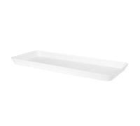 ARTEVASI Soucoupe rectangulaire Capri Xl - 29 x 53 x H 4 cm - 5.2 L - Blanc