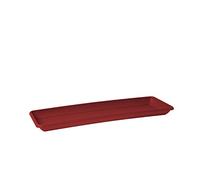 ARTEVASI Soucoupe RECTANGULAIRE Venezia 80CM Rouge FONCÉ