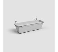 ARTEVASI Jardinière VENEZIA RE KIT - 50 ma - Gris clair - L49 x P27,5 x H20 cm