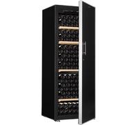 Artevino Cave à vin de vieillissement Oxygen OXG1T230NPD Porte pleine 230 bouteilles Noir