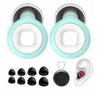 Artevive Bouchons d'oreilles Artevive Moto - 27 dB - Haute fidélité - Antibruit - Réduction du bruit du vent et des anneaux d'oreille - Bouchons d'oreilles réutilisables en silicone pour concerts