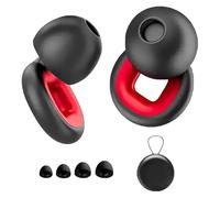 Artevive Moto Earplugs-27 Db, Bouchons D'oreille Haute Fidélité, Bouchons D'oreille En Silicone Réutilisables Pour Les Concerts, Les Voyages, Les Amateurs De Moto (Rouge)