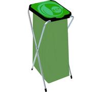 ARTEX Rack de tri des ordures 1x120L GRAND OUVERTURE Vert