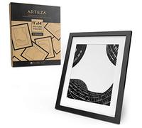 ARTEZA Cadres photo 27.9 cm x 35.5 cm ou 20.3 cm x 25.4 cm Pack de 2 avec un dessous blanc - Cadre finition bois - Façade en verre pur - Cadres muraux pour documents et certificats - Galerie murale