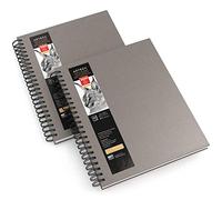 ARTEZA Carnet de Croquis, Papier, Gris, 9x12-inch-2 Pack, Set de 2 Pièces