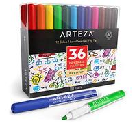 ARTEZA Marqueurs, Plastique, Multicolore, Set of 36