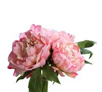 ARTF-Bouquet de fleurs artificielles Pivoine roses 3 - 26 cm