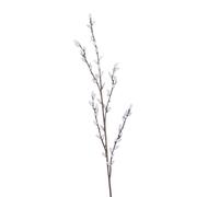 ARTF-Branche artificielle de chaton de saule coloris blanc - 89 cm