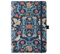 Artfan Agenda semainier 2024 de janvier 2024 à décembre 2024 avec reliure classique et belle, porte-stylo, fermeture élastique, 14,6 x 21,4 cm (format A5)