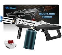 ARTFLAMM Pistolet-torche au propane, puissant pistolet-torche de cuisson et de gril, flambeau réglable polyvalent pour barbecue, feu de camp, allume-gaz pour gril à charbon de bois (réservoir non