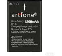 artfone BP-4L Batterie(1800mAh),pour C1,C1+,CS182,CS188,C1 4G,C1+ 4G,A400 et Tout téléphone Mobile de BP-4L