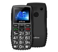 artfone C1+ 4G Téléphone Portable Senior | Bouton SOS, Station de Charge, Haut-Parleur, numérotation Rapide, Bluetooth, USB-C | Téléphone Robuste avec caméra | Menu en français | Grandes Touches