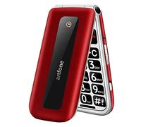 artfone Téléphone Portable pour Personnes âgées sans contrat, téléphone Portable 2G GSM avec Grands Boutons, téléphone Portable retraité pour Personnes âgées avec Bouton d'appel d'urgence SOS