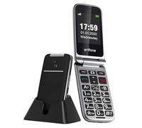 artfone Téléphone Portable Senior Débloqué à Clapet, 4G LTE Telephone Portable pour Personnes âgées avec Grandes Touches Bouton SOS Haut-Parleur de Boîte Batterie 1300mAh Flip Seniors