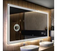 Artforma Miroir de Salle de Bain LED 100x60 avec éclairage - Personalizer - sur Mesure - Lumière Illumination - Lumineux Miroir avec Éclairage intégré L57