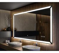Artforma Miroir de Salle de Bain LED 110x50 cm avec éclairage - Personalizer - sur Mesure - Lumière Illumination - Lumineux Miroir avec Éclairage intégré L127