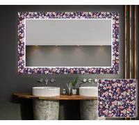 Artforma Miroir décoratif avec éclairage LED 60x150 cm - avec éclairage LED - couleur LED blanc froid 7000K - Personnalisé Sur mesure - miroir mural éclairé miroir lumineux miroir de salle de bain |LU