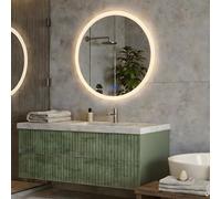 Artforma Miroir Rond MCH047X1-SJYA9-80X80, LED, sans Cadre