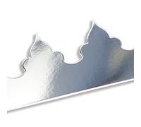 ArtFun 40 Couronnes Cristal 55 - Pliées 18,5 cm - Lot de Couronnes pour Galettes des Rois