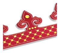 ArtFun 40 Couronnes Monument Rubis - Pliées 18,5 cm - Lot de Couronnes pour Galettes des Rois