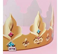 ArtFun 40 couronnes - Pliées 17 cm - Lot de Couronnes pour Galettes des Rois