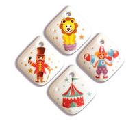 ArtFun 40 FEVES Le Cirque - FEVE BIJOU - Lot de fèves en porcelaine alimentaire pour galette des rois