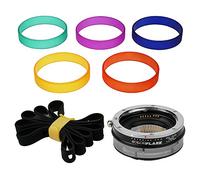 ArtFX ColorFlare Fusion Smart Adapter Compatible with Canon EOS (EF/EF-S) D/SLR Lens to Sony Alpha E-Mount Camera Body - Light Leak/Flare Inducing Adapter by Fotodiox Pro