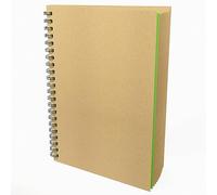 Artgecko Carnet de croquis en papier kraft A4 portrait - 60 pages (30 feuilles) 170 g/m²