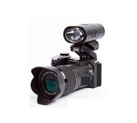 ARTGOS Caméra Caméscope HD 33MP Objectif Grand Angle + Téléobjectif 24X + LED + Ensemble Trépied Caméscope Multifonctionnel(Color:Type)