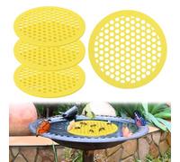 ARTGUTS 4 pièces île flottante pour abeilles,abreuvoir pour le jardin,outil pour l'extérieur, décoration de jardin, pollinisateurs assoiffés, for Bee Houses, Gardens, Orchards