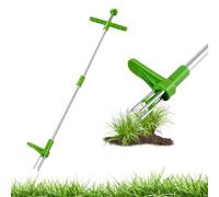 ARTGUTS Désherbeur avec manche de 100 cm - Avec poignée en T - Avec 3 griffes en acier inoxydable - Outil idéal dans le jardin pour enlever efficacement les mauvaises herbes